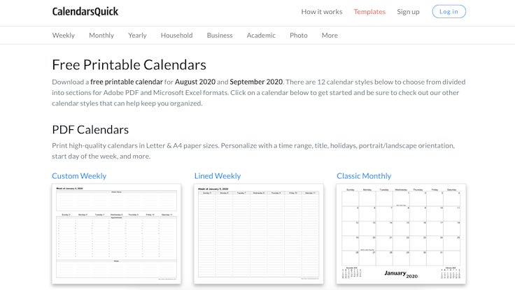 Calendarsquick